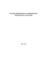 Referāts 'Sociāli emocionālā audzināšana', 1.