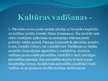 Prezentācija 'Kultūras vadīšana', 6.