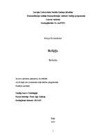 Referāts 'Reliģija', 1.