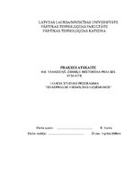 Konspekts 'Ēdināšanas uzņēmuma prakses atskaite', 1.