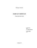 Referāts 'Darbs ar vārdnīcām', 1.