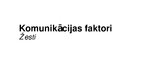 Prezentācija 'Komunikācijas faktori - žesti', 1.