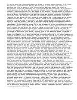 Eseja 'The American Dream: The Great Gatsby', 1.