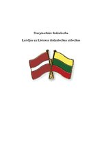 Konspekts 'Latvijas un Lietuvas tirdzniecības attiecības', 1.