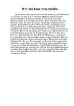 Eseja 'Wer reist, kann etwas erzählen', 1.