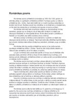 Eseja 'Romānikas posms', 1.