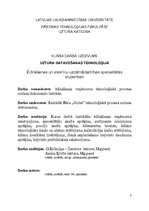 Referāts 'Ēdināšanas uzņēmuma tehnoloģiskā procesa norises dokumentu izstrāde', 2.