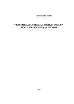 Diplomdarbs 'Ventspils Augstskolas mārketinga un reklāmas kampaņas izveide', 1.