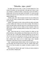 Eseja 'Mīlestība... sāpes... prieks', 1.