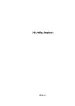 Referāts 'Mikročipa implants', 1.