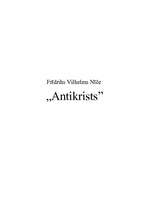 Eseja 'Antikrists', 1.