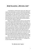 Referāts 'Prātnieks brāļu Kaudzīšu romānā "Mērnieku laiki"', 3.