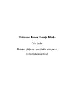 Referāts 'Dzimuma lomas Disneja filmās', 1.