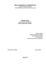 Biznesa plāns 'SIA "Liora"', 1.