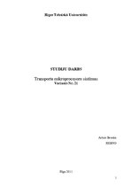 Konspekts 'Transporta mikroprocesoru sistēmas', 1.