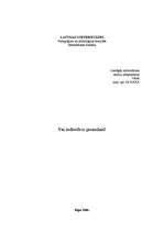 Konspekts 'Vai indivīds ir pieaudzis?', 1.