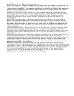 Eseja 'The Agricultural Revolution ', 1.