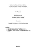 Konspekts 'Postmodernisti par varu un liberālu sabiedrību', 1.