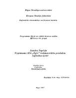 Referāts 'Uzņēmums SIA "Egle" kokmateriālu produktu loģistikas ķēdē', 1.