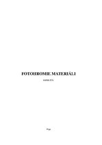 Konspekts 'Fotohromie materiāli', 1.