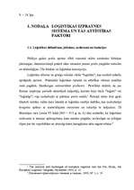 Konspekts 'Loģistikas teorija', 1.