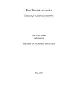 Konspekts 'Vispārīgā un personības psiholoģija', 1.