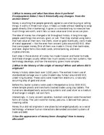 Eseja 'Everything about money (Viss par naudu)', 1.