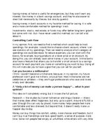 Eseja 'Everything about money (Viss par naudu)', 4.