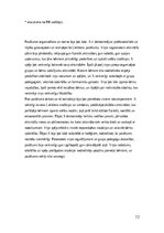 Prakses atskaite 'Pirmsskolas skolotāja pedagoģiskā prakse', 72.