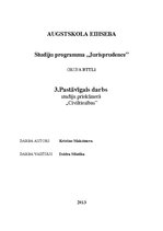 Konspekts 'Civiltiesības. Eiropas Tālmācības universitāte', 1.