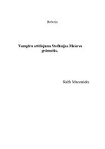 Referāts 'Vampīri', 1.