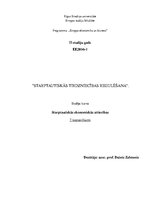 Konspekts 'Starptautiskās tirdzniecības regulēšana', 1.