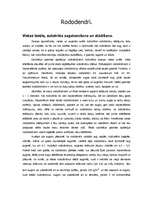 Referāts 'Rododendri', 1.