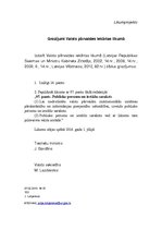 Paraugs 'Atzinums par likumprojektu', 1.