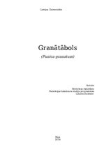 Referāts 'Granātābols', 1.