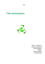 Referāts 'Vides piesārņojums', 1.