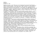 Eseja 'Marketing Mix', 1.