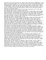 Eseja 'The History and Definition of the English Dictionary', 1.