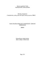 Eseja 'Mana dalība konfliktu risināšanā, lēmumu pieņemšanā', 1.