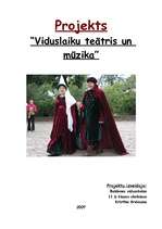 Referāts 'Viduslaiku teātris un mūzika', 1.