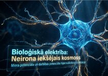 Prezentācija 'Bioloģiskā elektrība: neirona iekšējais kosmoss', 1.