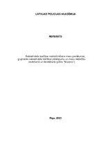 Konspekts 'Sabiedriskās kartības nodrošināšana masu pasākumos', 1.