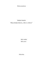 Referāts 'Rainis "Gals un sākums" - dzejoļu analīze', 1.