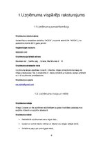 Biznesa plāns 'Biznesa plāns šūšanas darbnīcai SIA "Moda"', 6.