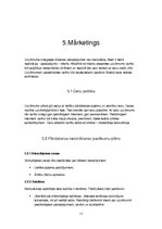 Biznesa plāns 'Biznesa plāns šūšanas darbnīcai SIA "Moda"', 17.