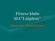 Prezentācija 'Fitnesa klubs "Lāčplēsis"', 1.