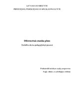 Konspekts 'Diferencētais stundas plāns angļu valodā 5.klasei', 1.