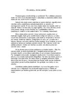 Eseja 'Es aizeju, skola paliek', 1.