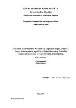 Konspekts 'Finanšu instrumenti. Naudas un kapitāla tirgus', 1.