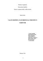 Referāts 'Valsts budžets, tā izveidošanas principi un uzdevumi', 1.